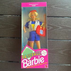 Vintage 19912 Target Exclusive Baseball a Barbie Doll ⚾️🧢